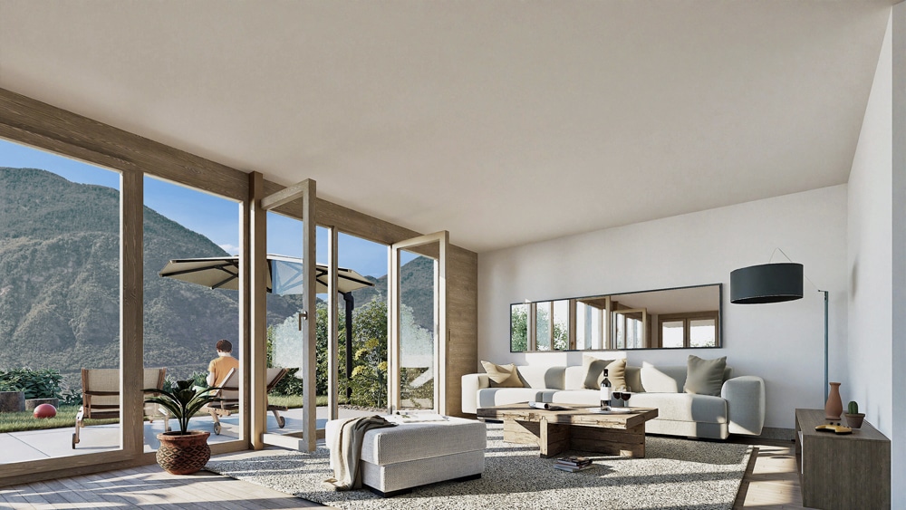 exoarq-image-rendu-realiste-3d-interieur-cuisine-sejour-terrasse-valais